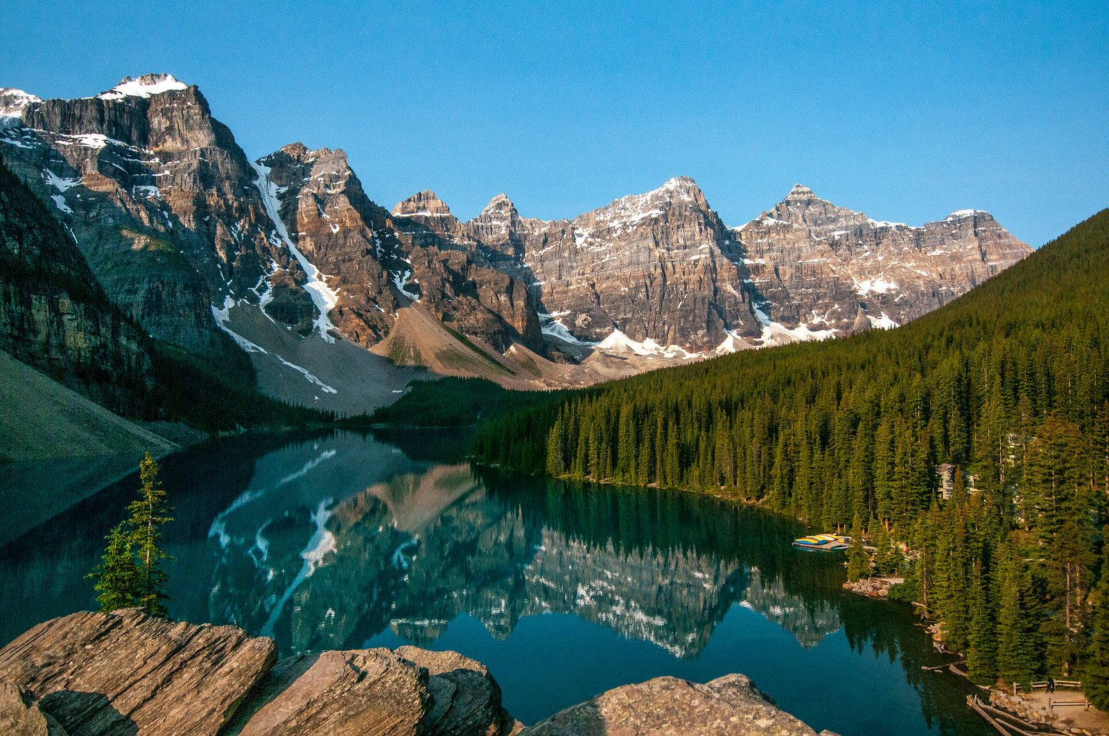 Vista de las Montañas Rocosas desde el Parque Nacional Banff